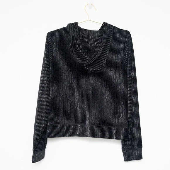 Juicy Couture - Metallic Wale Velour Hoodie - Picture 4 of 8